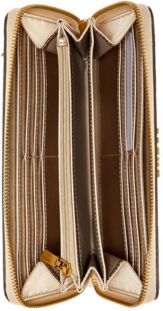 Guess Compacte Rits Portemonnee Bruin Dames