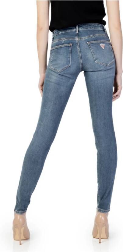 Guess Herfst Winter Collectie: Curve X Skinny Jeans Blauw Dames