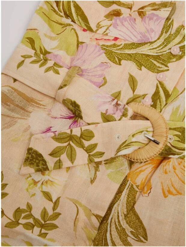 Guess Dames jumpsuit Cindy Linen Beige Dames
