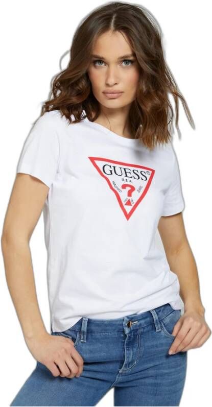 Guess Origineel Dames T-shirt Wit Dames