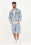 Guess Carpenter Stijl Korte Jeans Blue Heren - Thumbnail 2