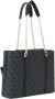 Guess Eco Craig Girlfriend Coal Logo Handtas Black Dames - Thumbnail 2