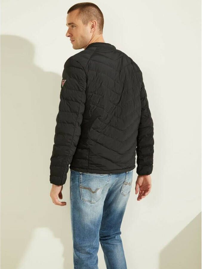 Guess Fitted Jacket Zwart Heren