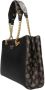 Guess Zwarte polyethyleen schoudertas met meerdere compartimenten Black Dames - Thumbnail 4