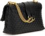 Guess Zwarte Schoudertas met Ketting en Contrastdetails Black Dames - Thumbnail 3
