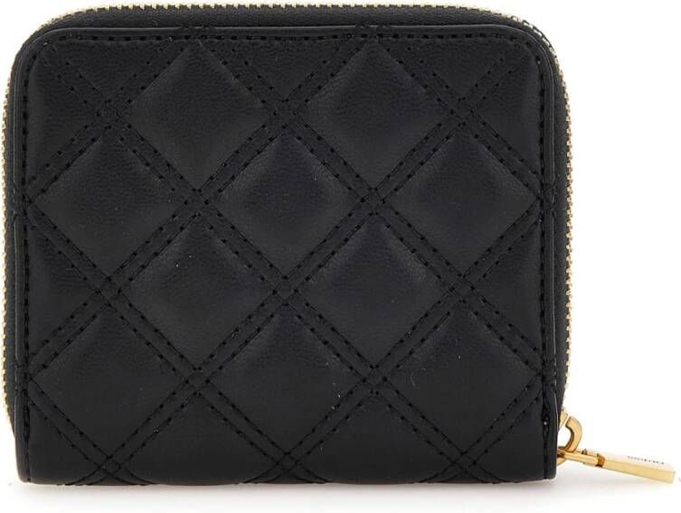 Guess Gewatteerde Mini Portemonnee Zwart Dames