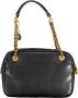 Guess Zwarte Polyurethaan Handtas met Ketting Schouderhandvatten Black Dames - Thumbnail 2