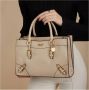Guess Beige Polyurethaan Handtas met Meerdere Compartimenten Beige Dames - Thumbnail 3