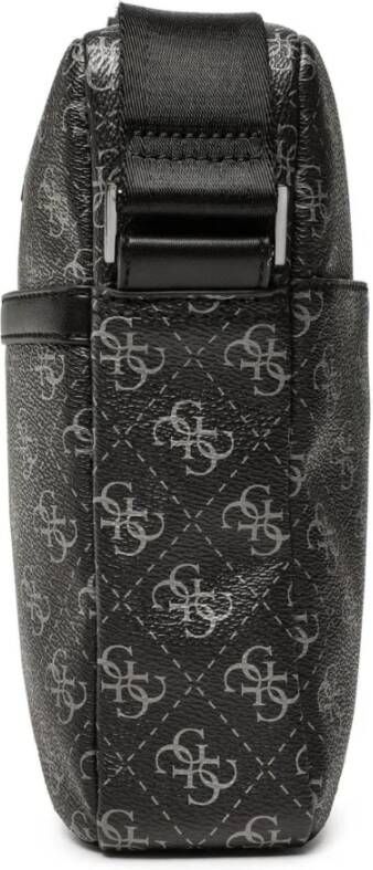 Guess Heren Vezzola Smart Top Crossbody Tas Zwart Heren