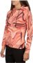 Guess Vibrant Rood Hoodie Rood Dames - Thumbnail 4
