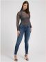 Guess Herfst Winter Collectie: Curve X Skinny Jeans Blauw Dames - Thumbnail 6
