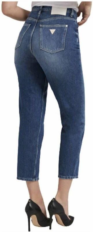 Guess Cropped spijkerbroek Blauw Dames