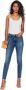 Guess Skinny-Fit Jeans Carrie Mid Label-Patch Blue Dames - Thumbnail 3