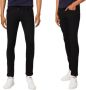 Guess Zwarte Skinny Fit Jeans met Lage Taille en Klassiek 5-Zakken Ontwerp Black Heren - Thumbnail 3