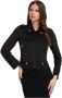 Guess Leren jas voor vrouwen Es Monica Black Dames - Thumbnail 3
