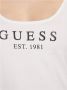 Guess Stretch ML T-Shirt Wit Aansluitende Pasvorm White Dames - Thumbnail 2