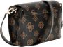 Guess Bruine Polyethyleen Schoudertas met Verstelbare Band Brown Dames - Thumbnail 2