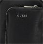 Guess Heren Riviera Saffiano Vertical Zip Zwarte Schoudertas Black Heren - Thumbnail 5