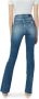 Guess Blauwe effen jeans met ritssluiting en knoopsluiting voor vrouwen Blue Dames - Thumbnail 8