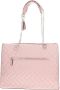 Guess Stijlvolle Eco Leren Tas met Clip en Ritssluiting Roze Dames - Thumbnail 4