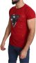 Guess Rood Katoenen T-Shirt Dagelijkse Must-have Red Heren - Thumbnail 2