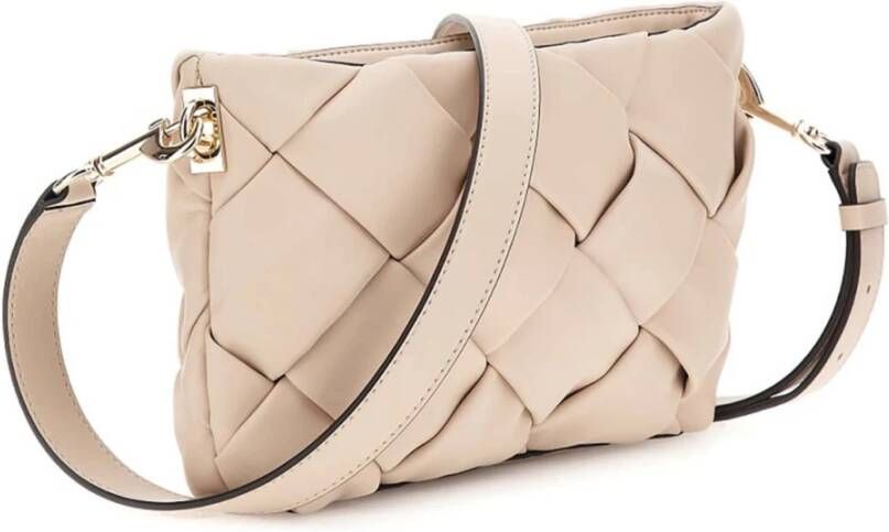 Guess Roze Stone Crossbody Tas met Verstelbare Band Roze Dames
