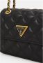 Guess Mini Convertible Gewatteerde Schoudertas Black Dames - Thumbnail 4