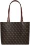 Guess Noelle Bruin Logo B24Gu168 Ql787925 Handtas Brown Dames - Thumbnail 6