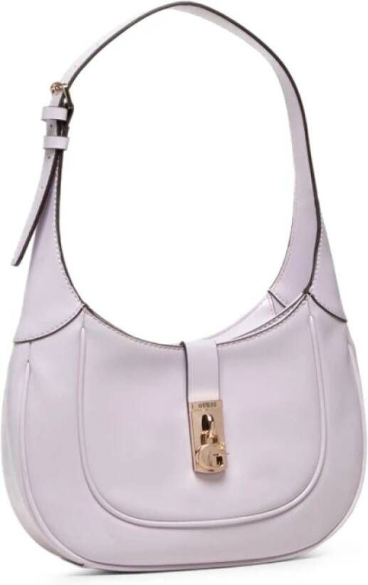 Guess Schoudertas voor Dames uit de Lente Zomer Collectie Paars Dames