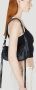 Guess Denim Franje Schoudertas Zwart Dames - Thumbnail 2