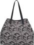Guess Vikky Imitatieleren Tote Tas Black Dames - Thumbnail 2