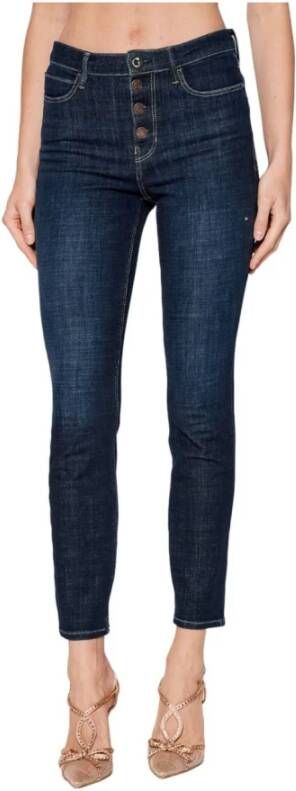 Guess Skinny Jeans Blauw Dames