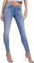 Guess Blauwe Skinny Denim Jeans Gewassen Effect Blue Dames - Thumbnail 4