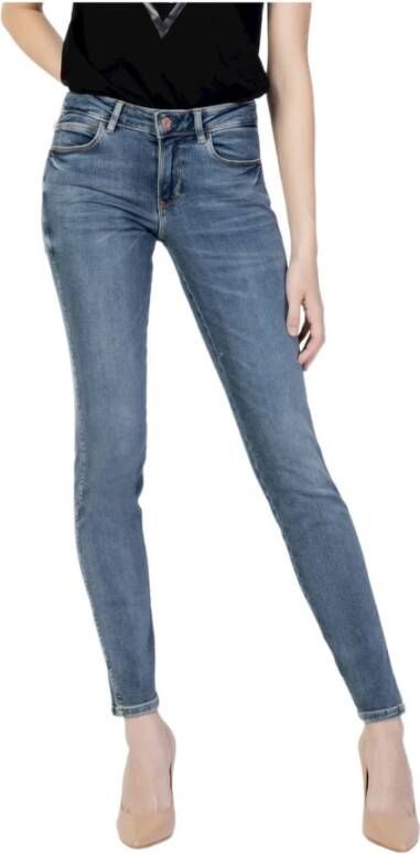 Guess Skinny Jeans Blauw Dames