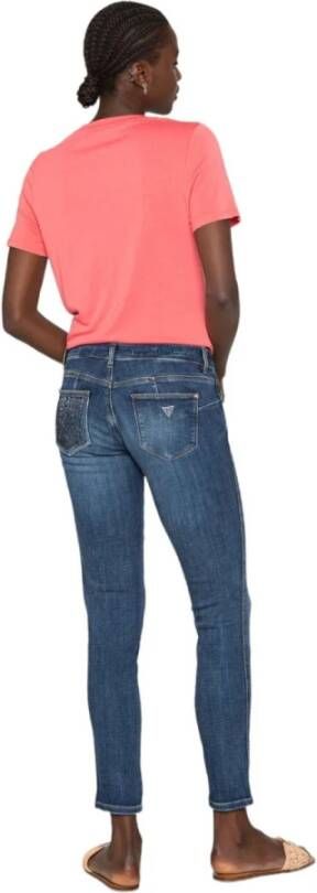 Guess Skinny Jeans Blauw Dames