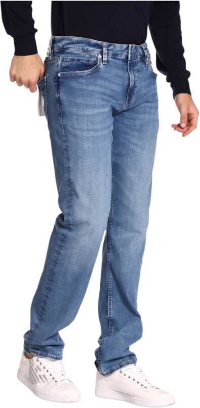 Guess Slim-fit Jeans Blauw Heren