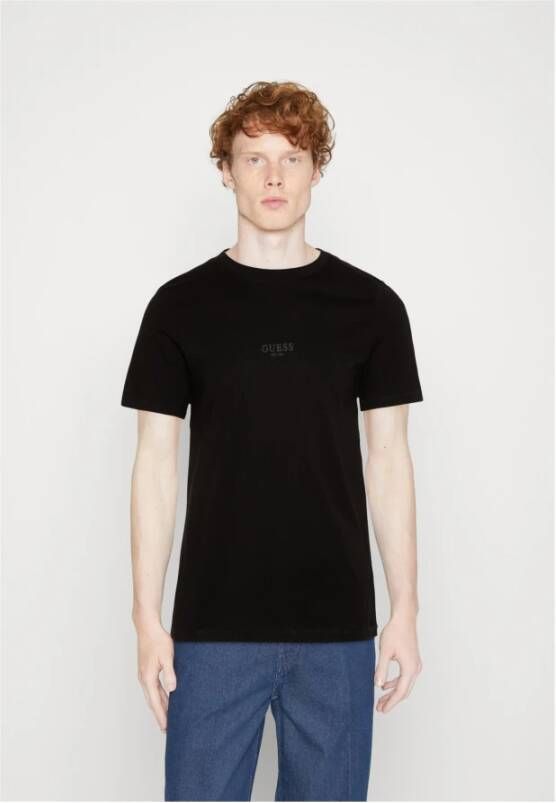 Guess Slim fit T-shirt met labelprint - Foto 2
