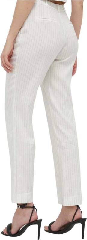Guess Slim-fit Trousers Wit Dames