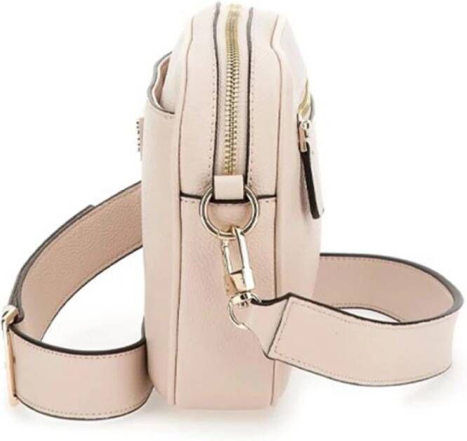 Guess Stijlvolle Eco Leren Schoudertas Beige Dames