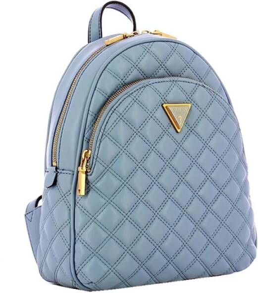 Guess Stijlvolle Eco Leren Schoudertas Blauw Dames