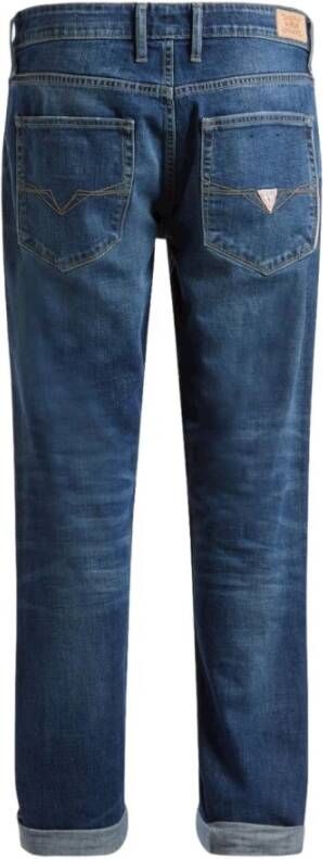 Guess Straight Jeans Blauw Heren