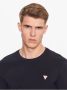 Guess Stretch Basic T-Shirt met Lange Mouwen Blauw Blue Heren - Thumbnail 2