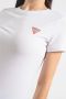 Guess Witte Katoenen Tops & T-Shirt Stijlvolle Toevoeging aan Je Garderobe White Dames - Thumbnail 3