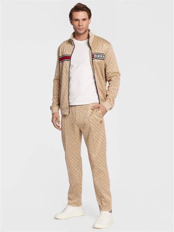 Guess Sweatpants Beige Heren