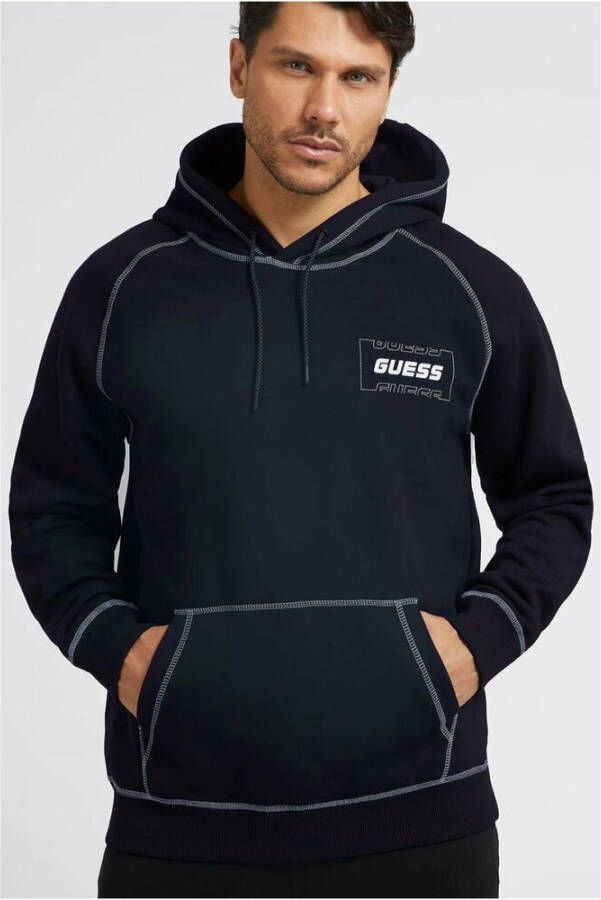 Guess Capuchon Blauw Heren