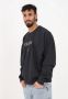 Guess Zwart Logo Crewneck Sweatshirt Slim Fit Black Heren - Thumbnail 2