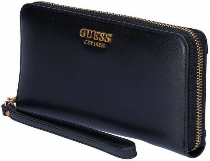 Guess Kaarthouder Laurel Grand Zip Around Zwart Dames