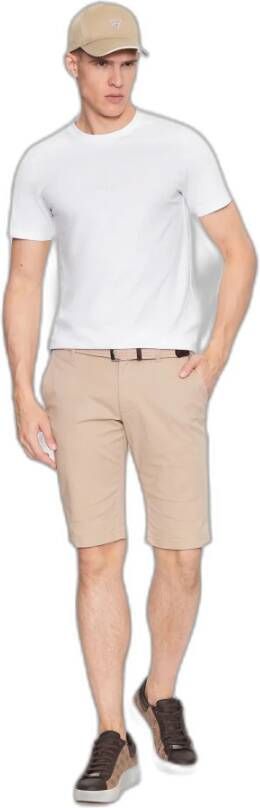 Guess Aidy T-shirt Wit Heren