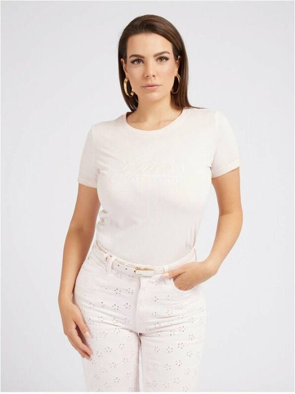 Guess T-shirt Beige Dames
