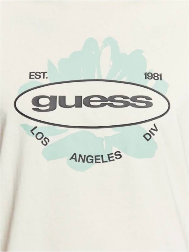 Guess T-shirt Beige Heren